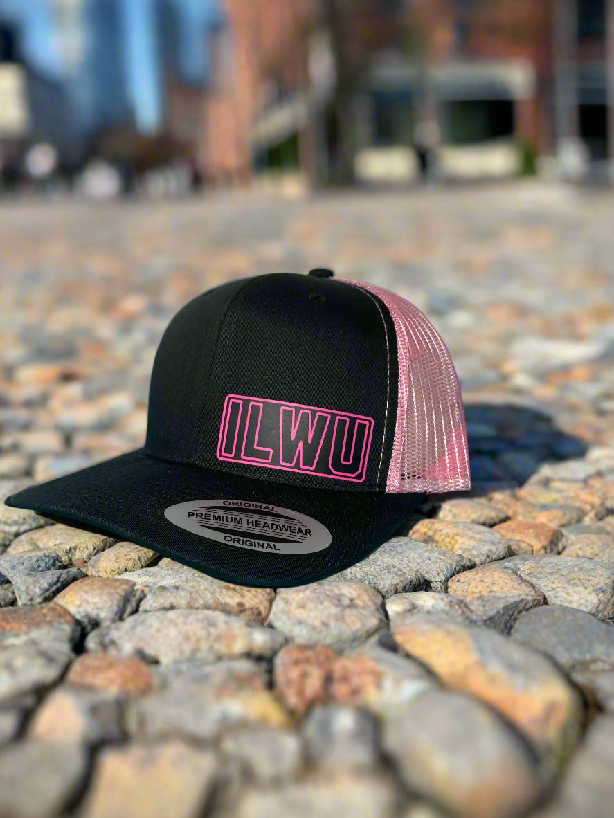 Pink ILWU Trucker Snapback