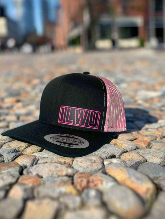 Pink ILWU Trucker Snapback