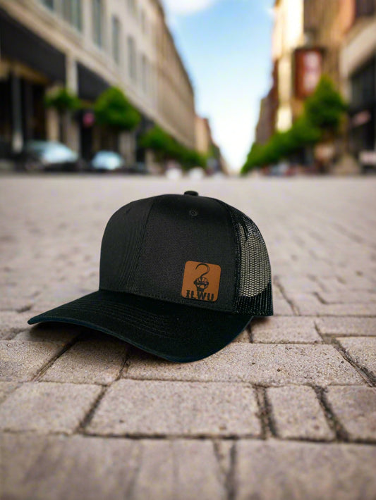 Leather Hook Patch Snapback