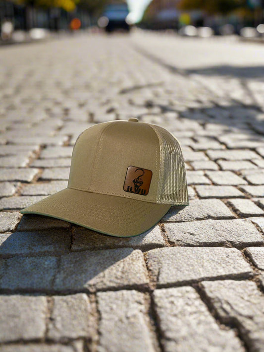 Leather Hook Patch Snapback
