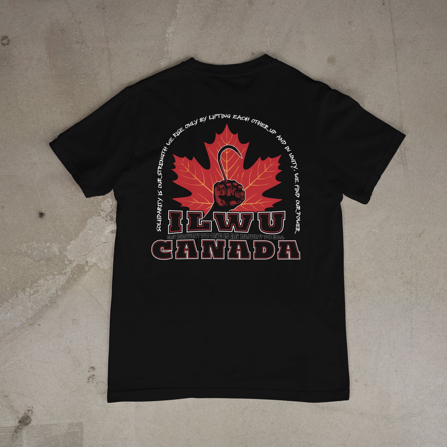 ILWU Canada Leaf and Hook