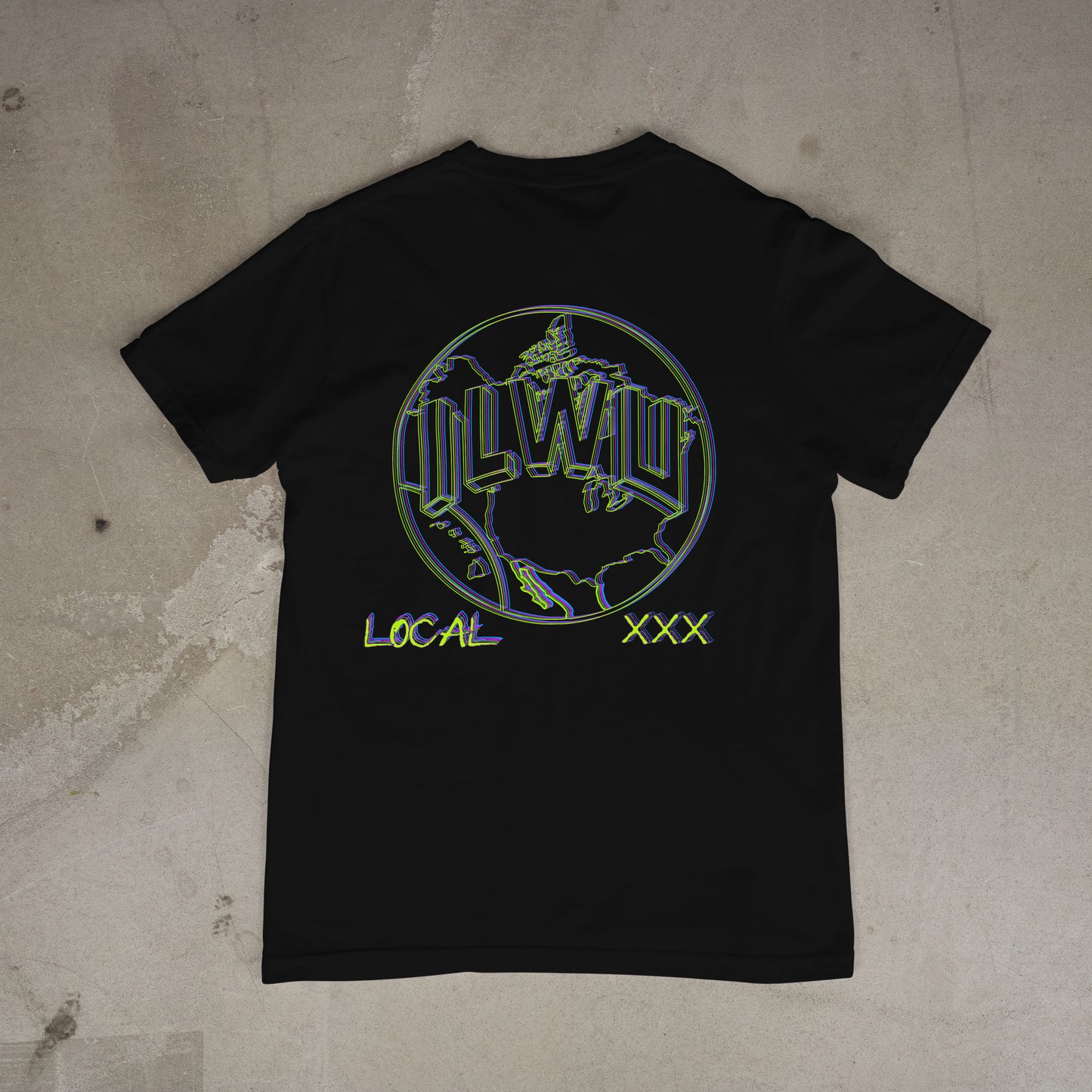 ILWU Fist-Neon