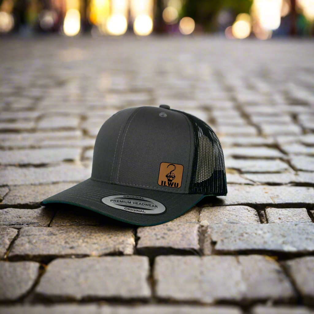 Leather Hook Patch Snapback