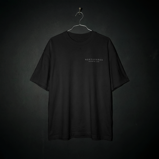 Northyards Diamond Mentality Tee front – small white Northyards Sports Lab chest logo