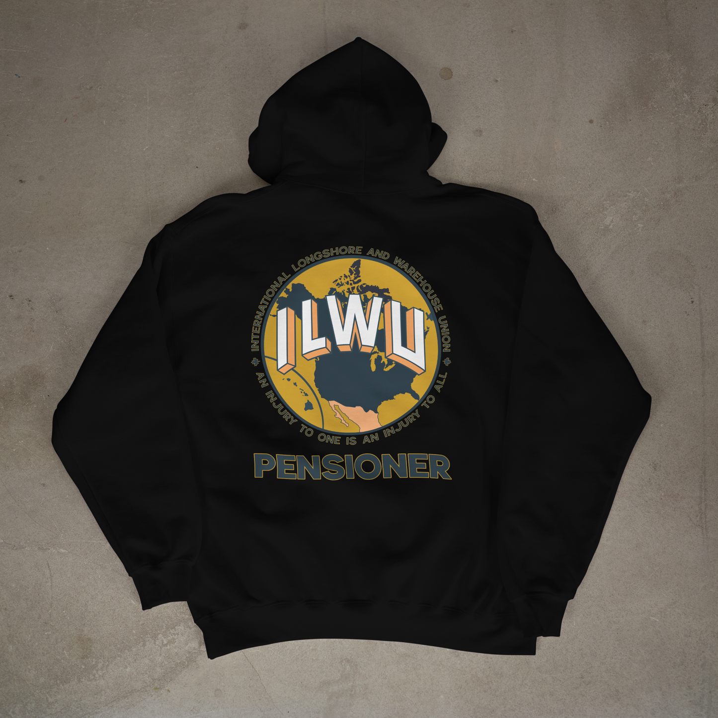 ILWU Pensioner Gold & Hale Hoodie- Custom Options